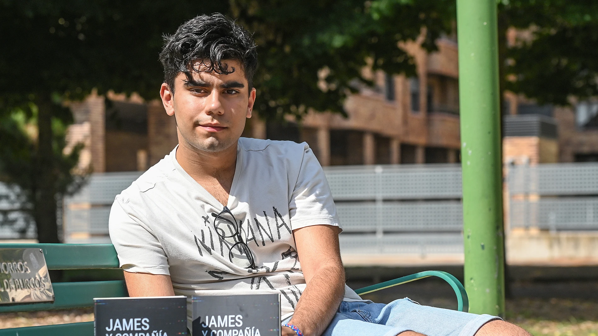 El joven escritor burgalés Marco Calle