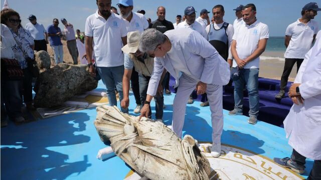 Estos son los tesoros que han rescatado de la antigua ciudad egipcia de Canopus, hundida bajo el Nilo hace 1.000 años