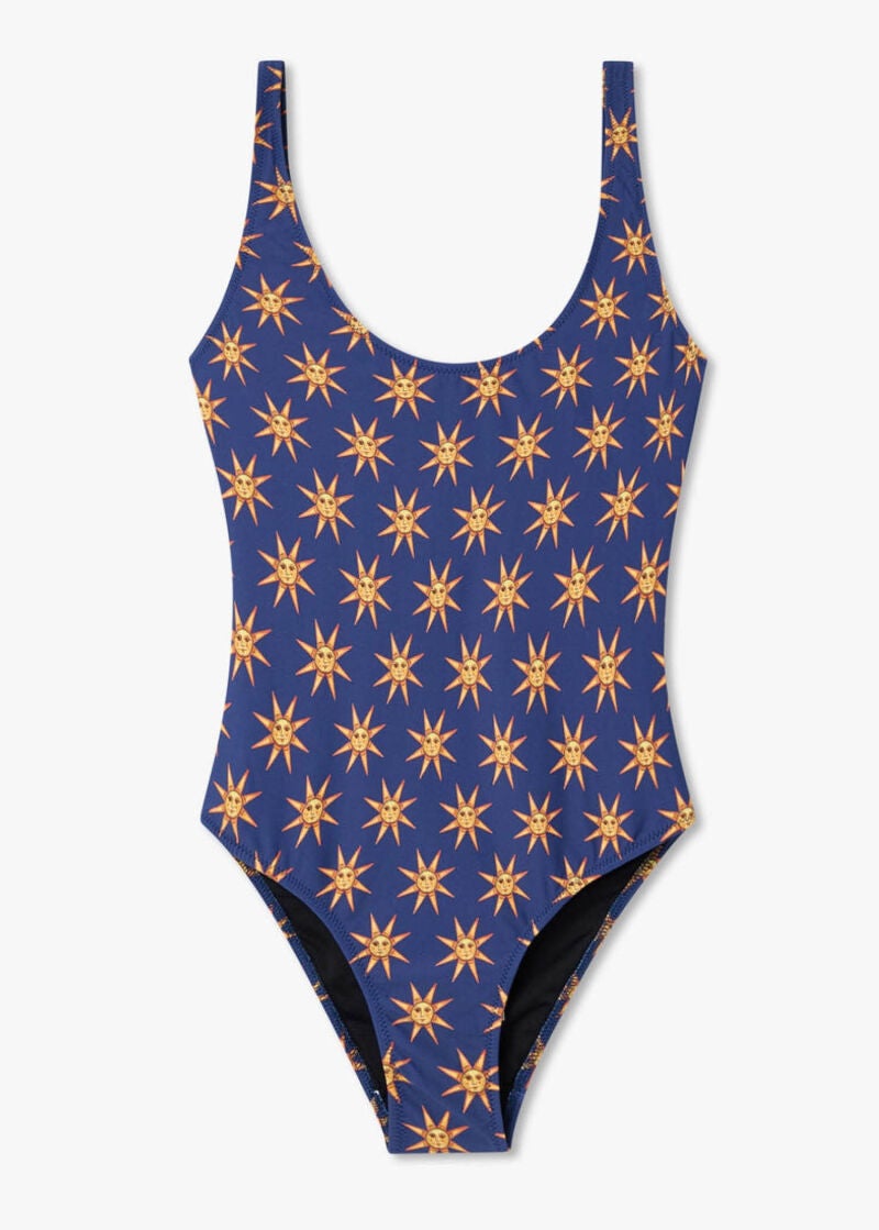 Bañador estampado.
