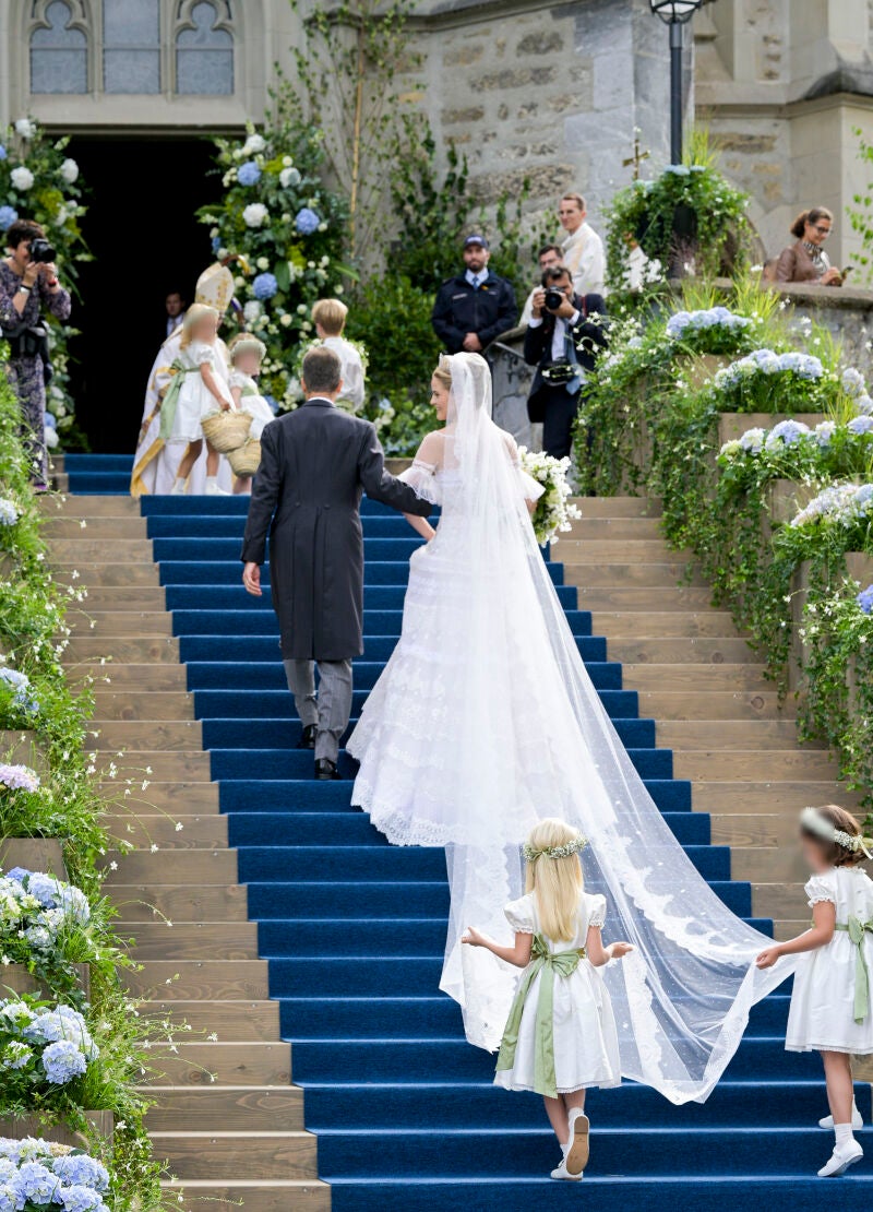 Vestido de novia de la princesa María Carolina de Liechtenstein.