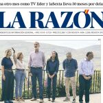 Portada de LA RAZÓN del sábado 30 de agosto de 2025