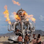 Una pareja dio a luz de forma inesperada durante Burning Man, el famoso festival en el desierto de Nevada
