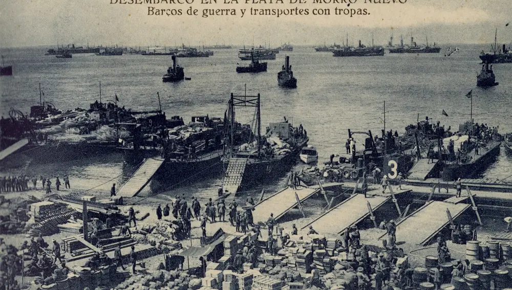 Desembarco de las tropas españolas