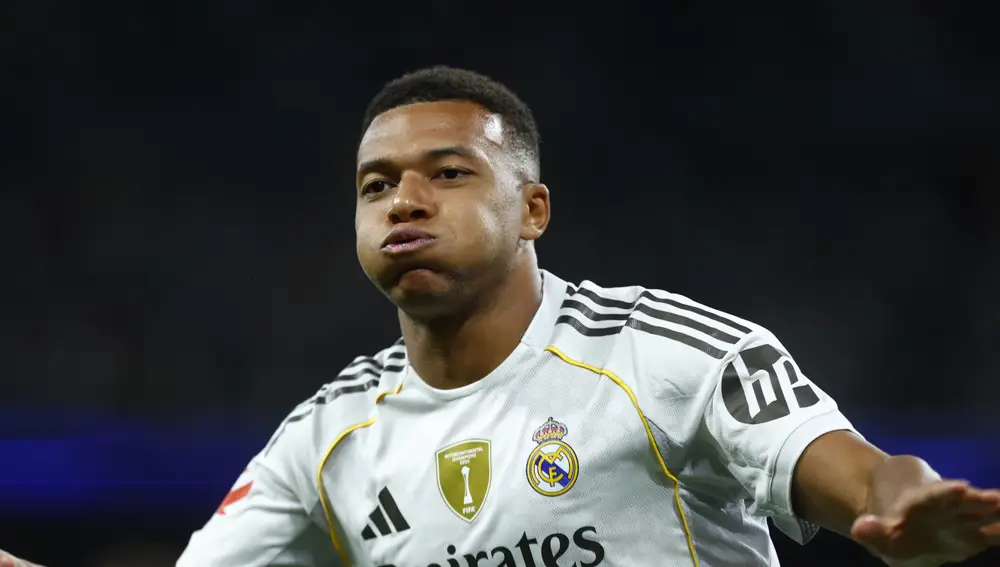Encuentro de liga entre el Real Madrid y el Mallorca. Mbappe