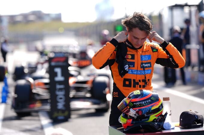 Oscar Piastri, tras hacer la "pole" en Zandvoort