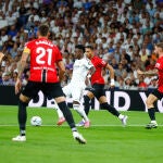 Encuentro de liga entre el Real Madrid y el Mallorca.