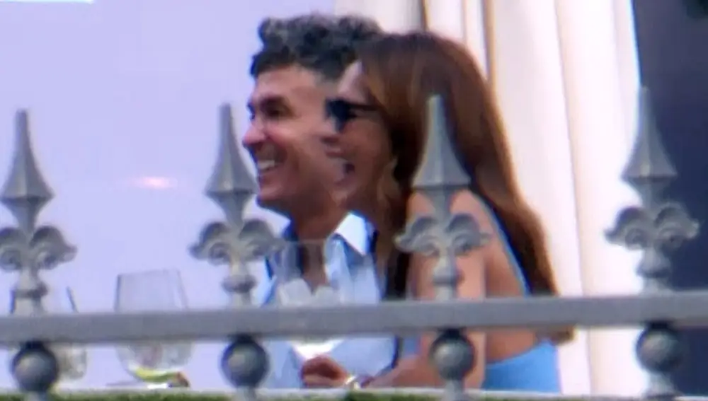 Olga Moreno y Agustín Ettiene, juntos en la fiesta de despedida de Gloria Camila