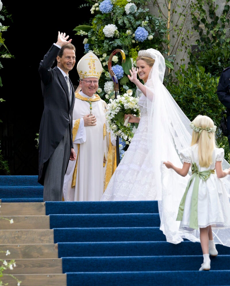 Vestido de novia de la princesa María Carolina de Liechtenstein.