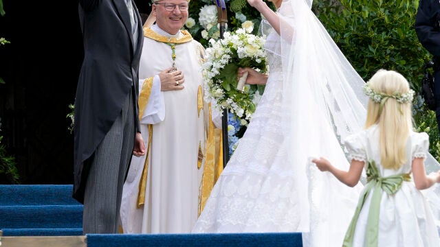 Vestido de novia de la princesa María Carolina de Liechtenstein.