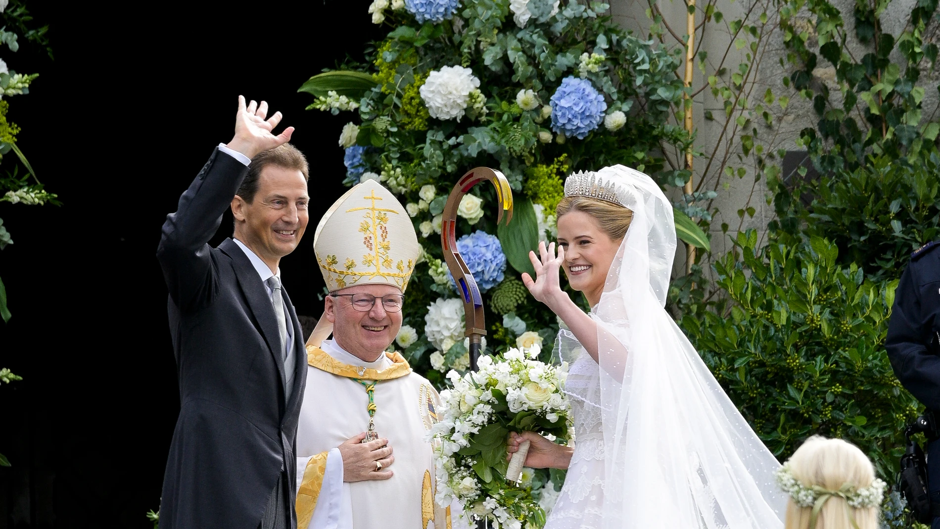 Vestido de novia de la princesa María Carolina de Liechtenstein.