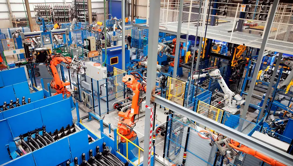 Instalaciones de Gestamp, una de las principales compañías españolas que fabrican componentes para la automoción