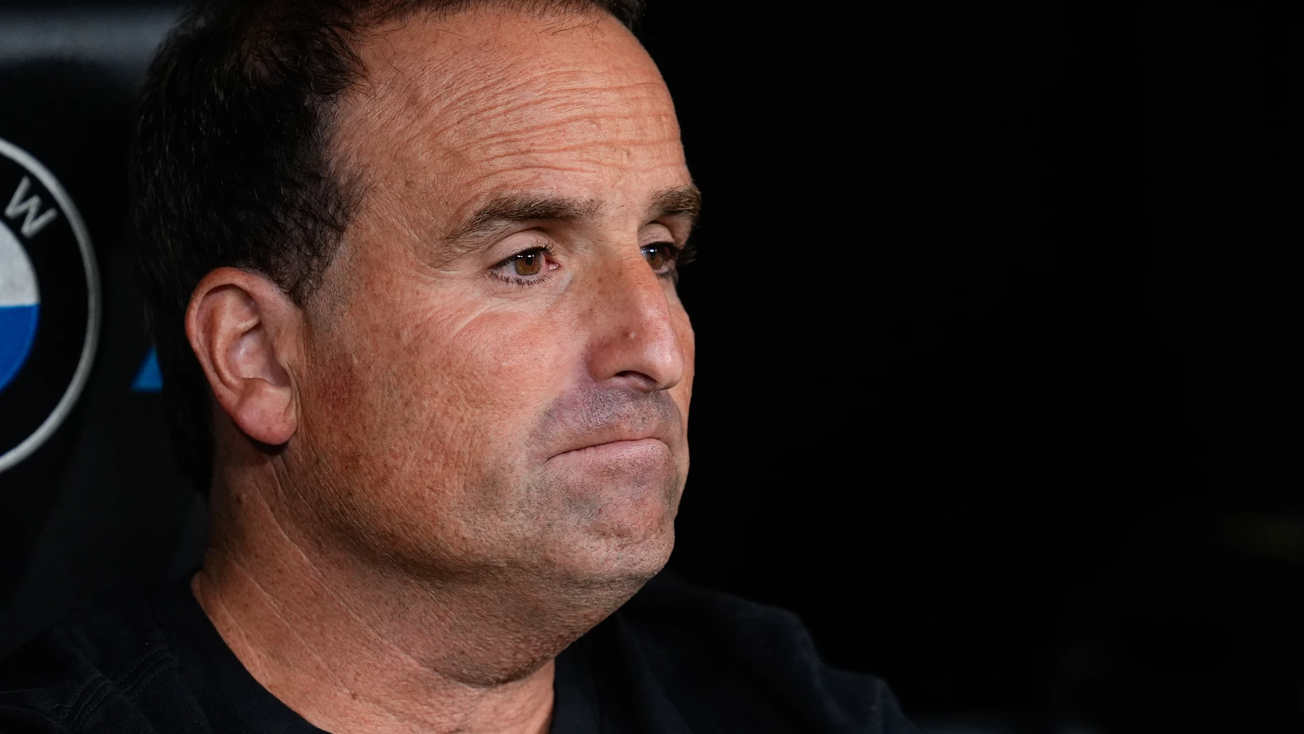 Jagoba Arrasate, head coach of RCD Mallorca, looks on during the Spanish League, LaLiga EA Sports, football match played between Real Madrid and RCD Mallorca at Santiago Bernabeu stadium on August 30, 2025, in Madrid, Spain. AFP7 30/08/2025 ONLY FOR USE IN SPAIN