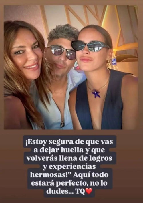 Olga Moreno, Agustín Etienne y Gloria Camila
