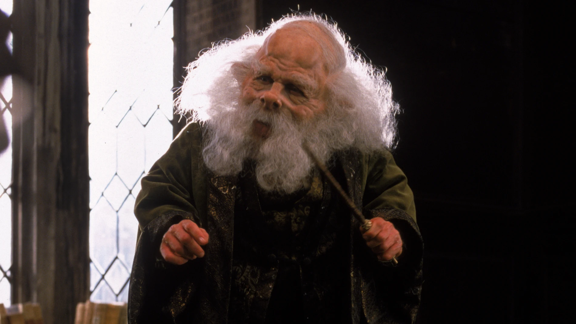 El Profesor Filius Flitwick en las películas originales de ‘Harry Potter’