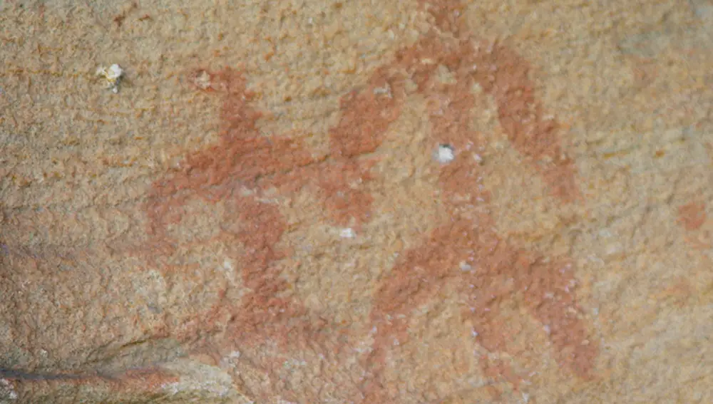 Pinturas rupestres en Valonsadero