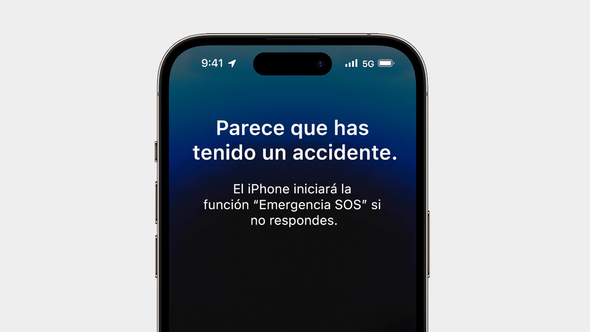 Función de detección de accidentes del iPhone
