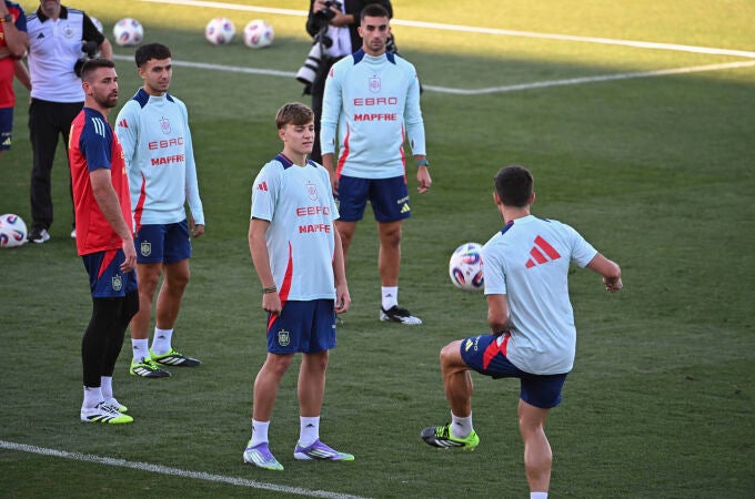 Entrenamiento de la selección española Entrenamiento de la selección española