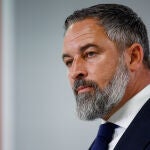 Rueda de prensa del presidente de Vox, Santiago Abascal