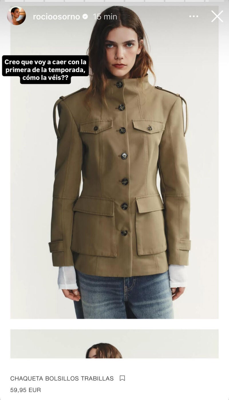 La chaqueta de Rocío Osorno.