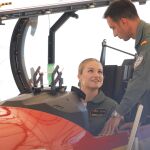 MURCIA.-AMP.- La Princesa Leonor ingresa en la Academia del Aire y tiene su primer contacto con el Pilatus