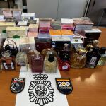 Una muestra de los productos robados por la mayor ladrona de perfumes de toda España