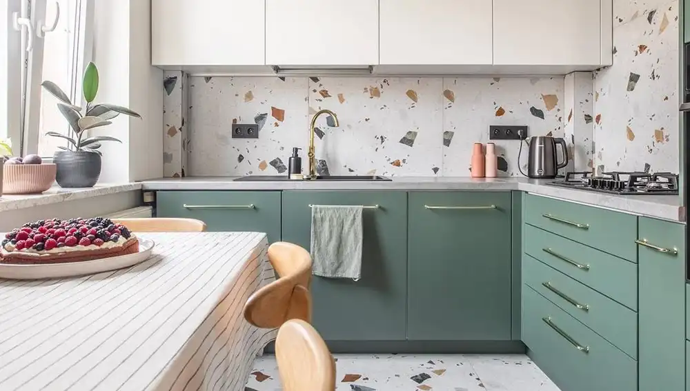 Terrazo en azulejo de cocina