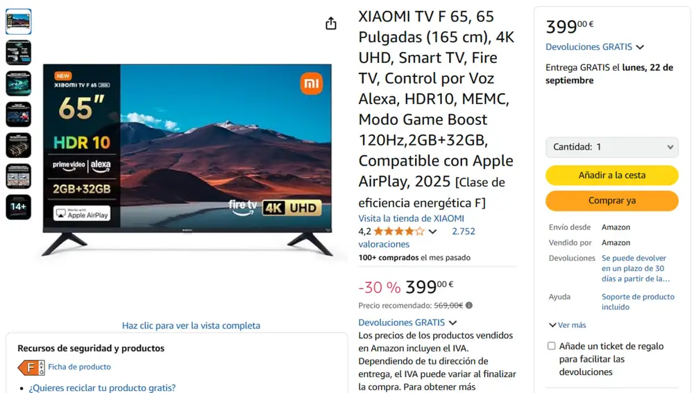Esta oferta puede finalizar en cualquier momento