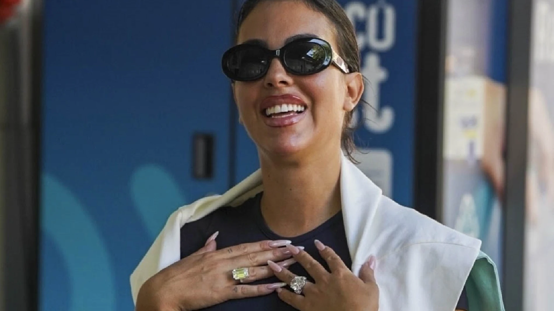 Georgina Rodríguez se marcha de Venecia.