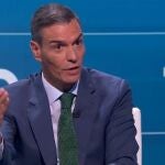 Captura de pantalla de la entrevista a Pedro Sánchez en TVE 1