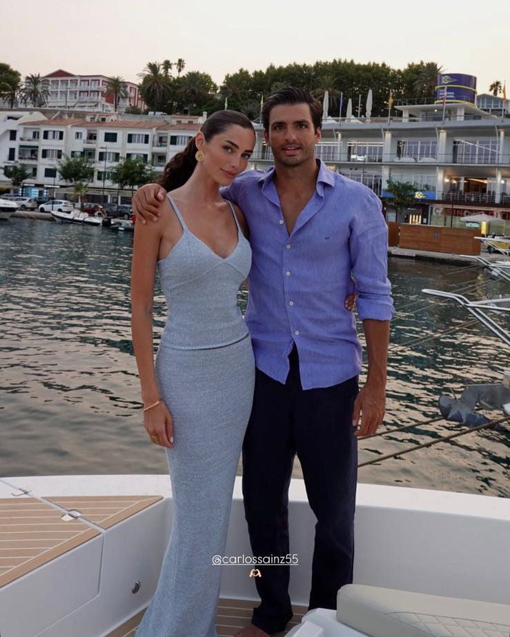 Rebecca Donaldson y Carlos Sainz Jr