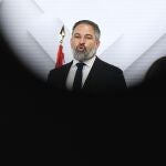 Abascal comparece tras la reunión del Comité de Acción Política de Vox