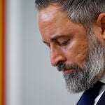 Rueda de prensa del presidente de Vox, Santiago Abascal