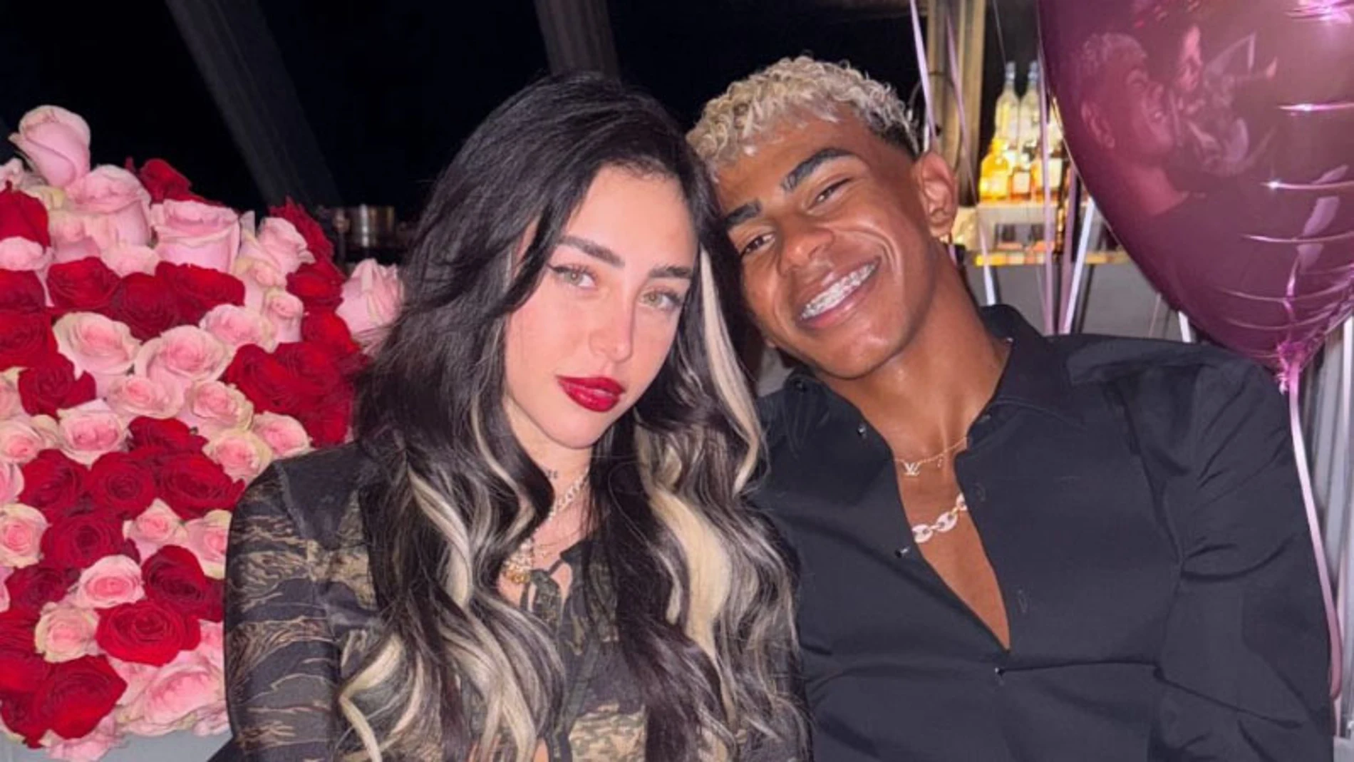 Lamine Yamal y Nicki Nicole