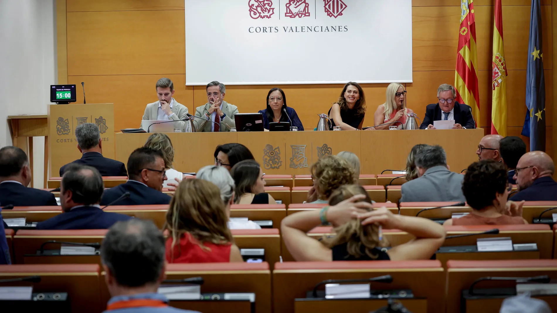Diputación Permanente de Les Corts REMITIDA / HANDOUT por José Cuéllar/Corts Valencianes Fotografía remitida a medios de comunicación exclusivamente para ilustrar la noticia a la que hace referencia la imagen, y citando la procedencia de la imagen en la firma 01/09/2025