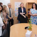 Isabel Blanco visita el espacio Mediacyl en Burgos