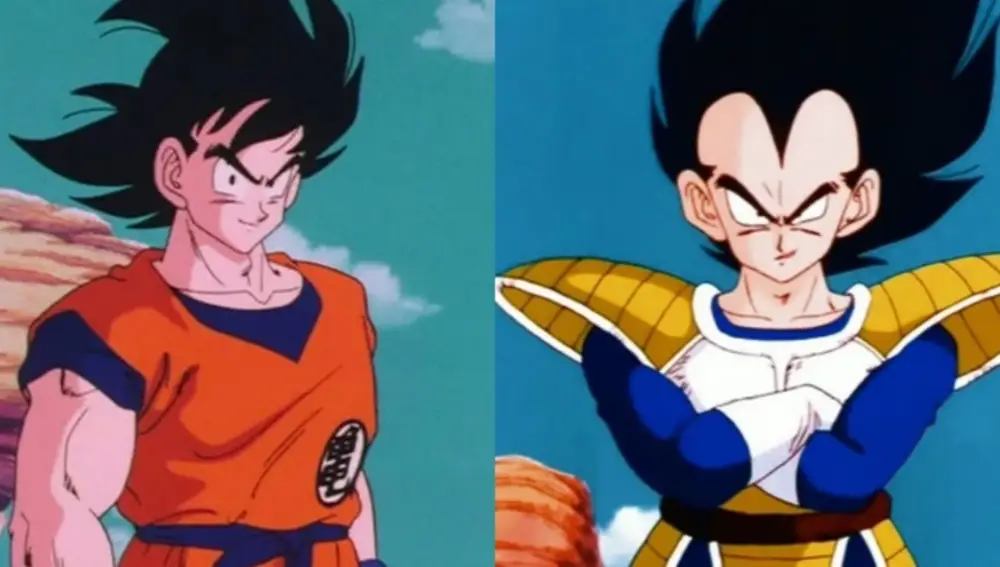 Goku y Vegeta se convirtieron en grandes rivales