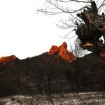 Paraje de Las Médulas tras el incendio