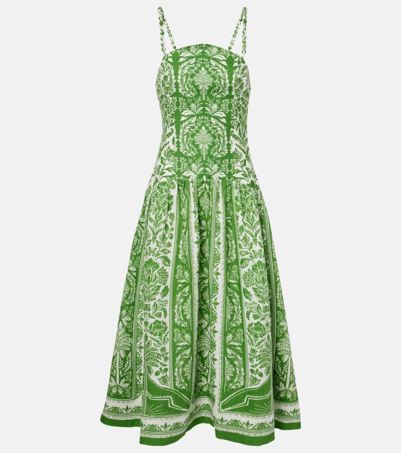 Vestido estampado.