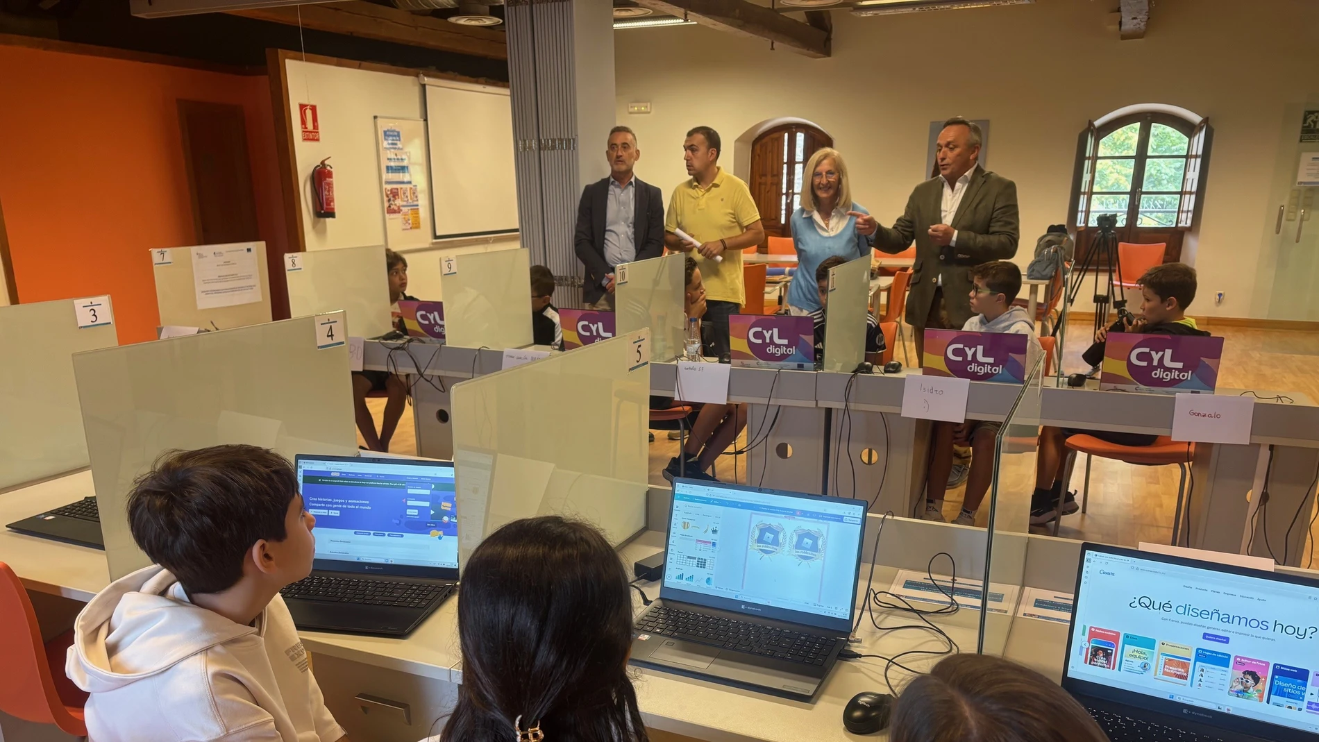 El viceconsejero de Transformación Digital, Luis Enrique Ortega, clausura en Alba de Tormes las Olimpiadas CyL Digital