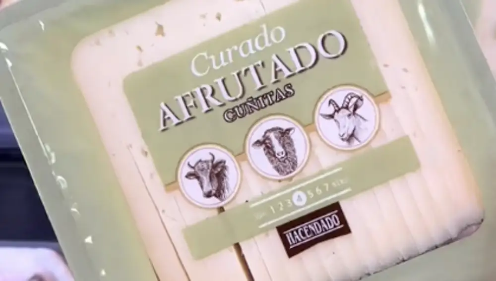 Queso curado afrutado Hacendado