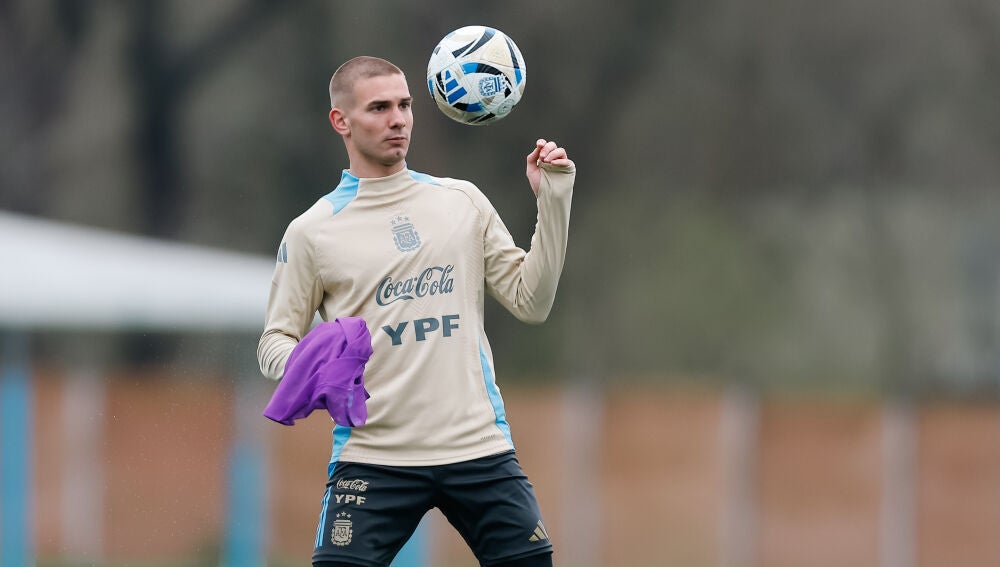 Entrenamiento de la selección de Argentina