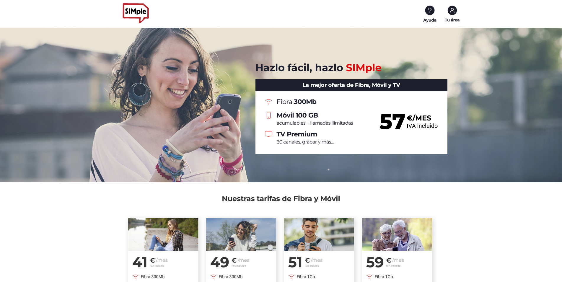 Inicio de SIMple Telco