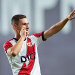 El segoviano Jorge de Frutos con la elástica del Rayo Vallecano