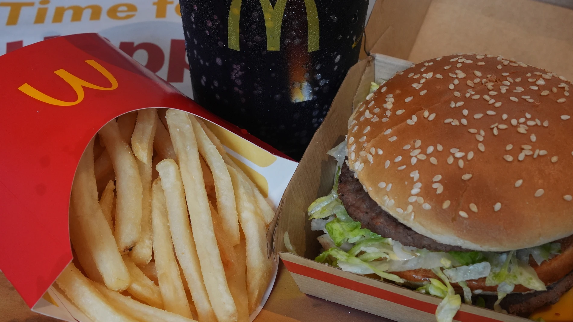 A McDonald's Big Mac Combo Meal is shown in Detroit, Tuesday, Sept. 2, 2025. (AP Photo/Paul Sancya)