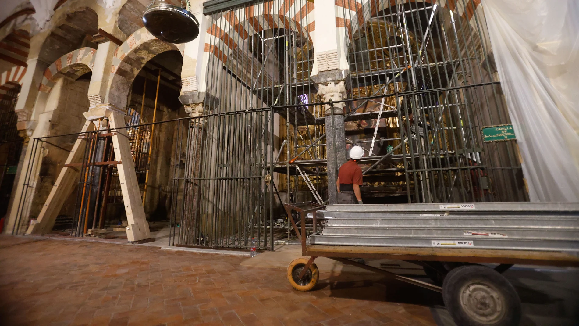 Obras de emergencia en la Mezquita-Catedral de Córdoba