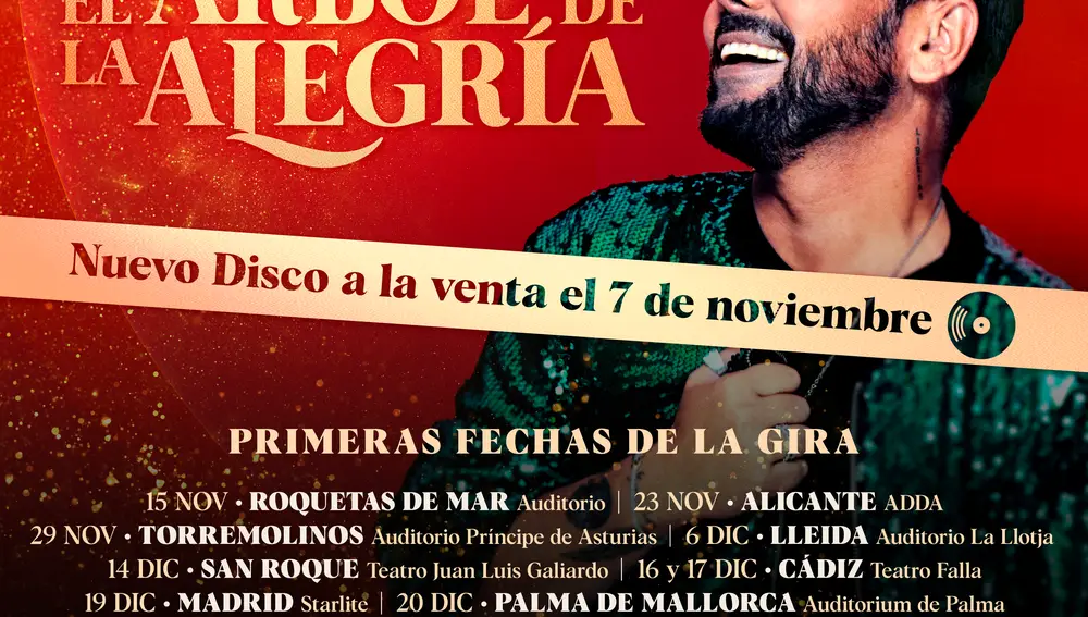 Cartel anunciador de la gira