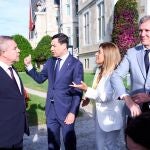 Emiliano García-Page, Juanma Moreno, María José Sáenz de Buruaga y Alfonso Rueda