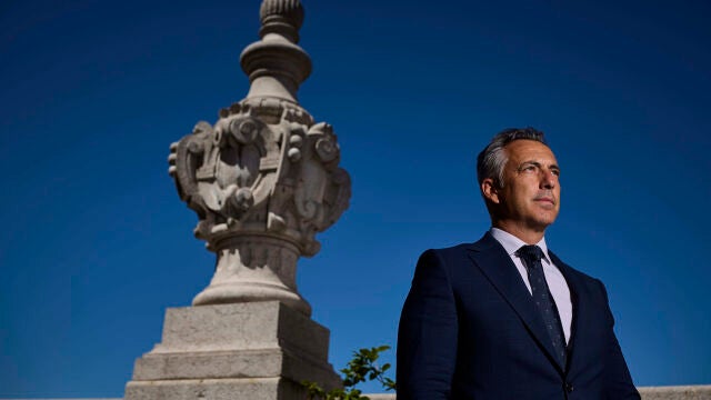Carlos Novillo Piris, Consejero de Medio Ambiente, Agricultura e Interior de la Comunidad de Madrid, el 3 de septiembre.