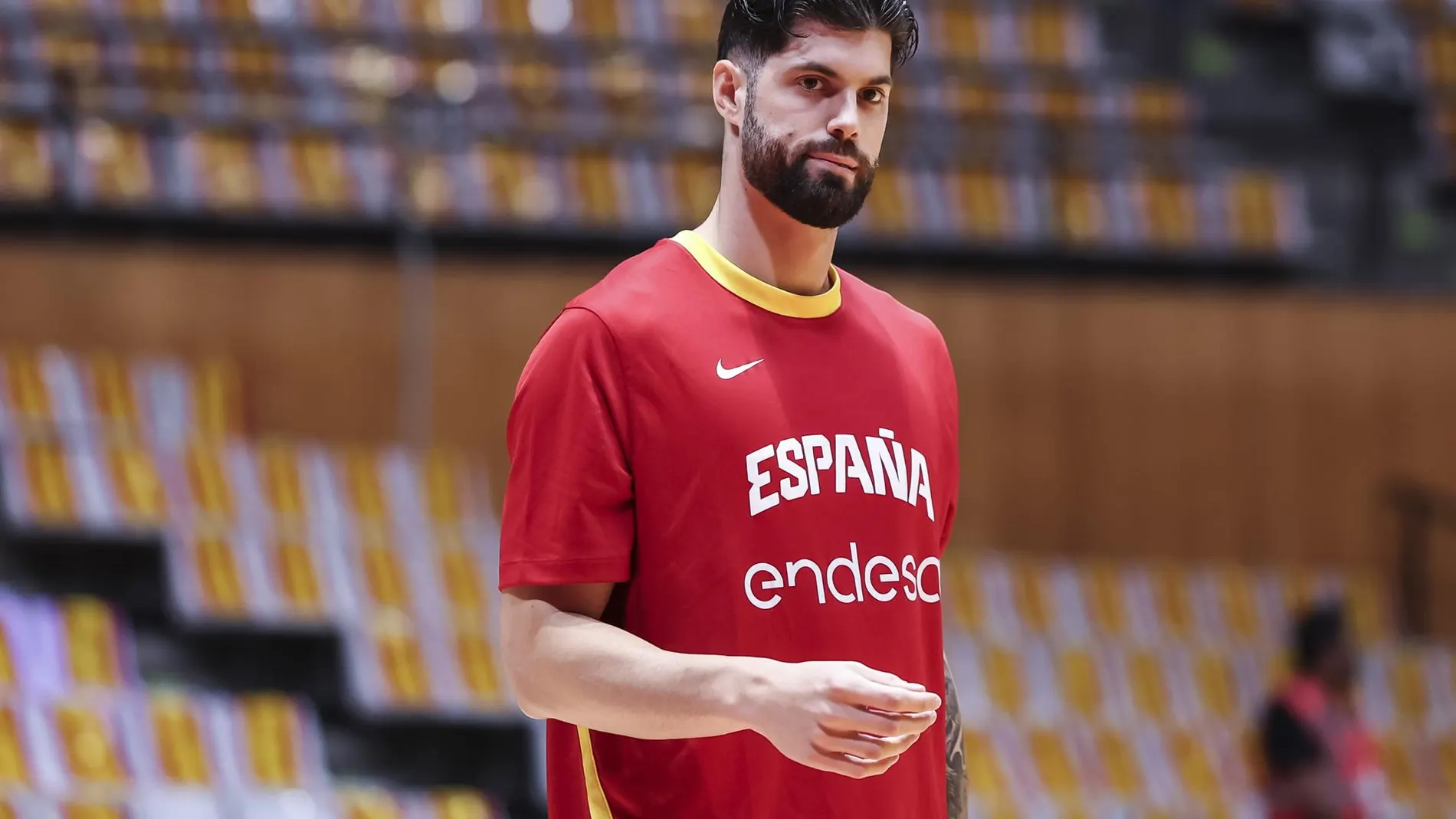 Santi Yusta, alero de la selección