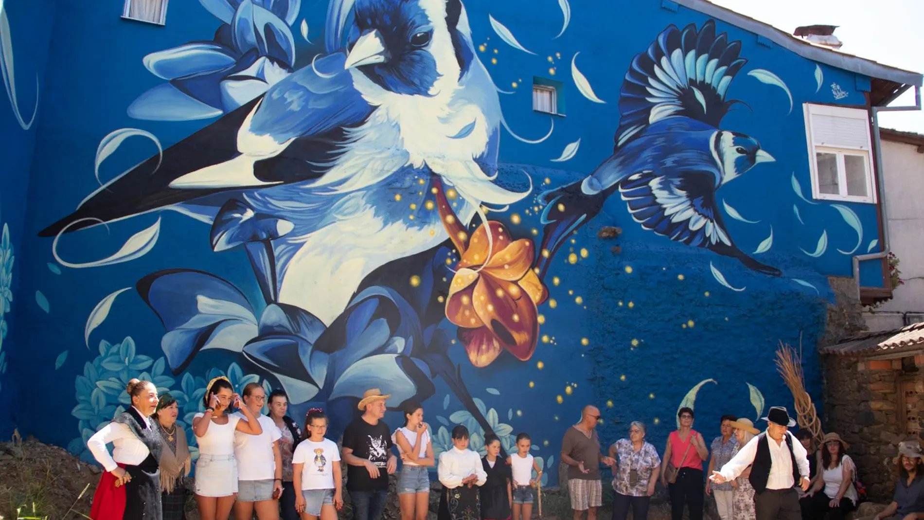 Uno de los murales que optan al galardón
